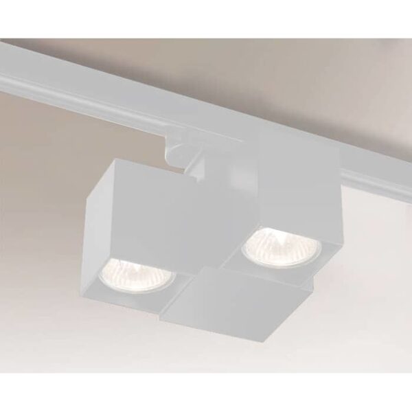 Reflektor szynowy Antigo – 2 × PAR16, 3F – 7709