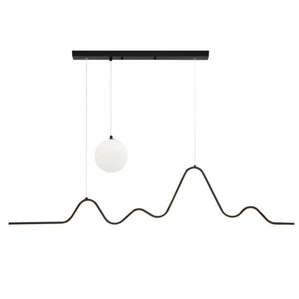 Lampa WISZĄCA LED LHJ033-CP 120 cm CZARNA