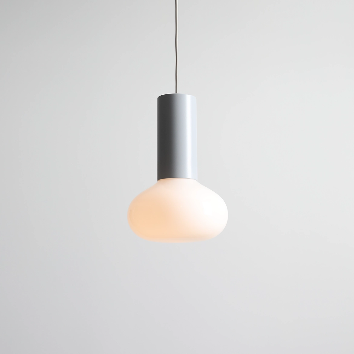 Lampa wisząca nowoczesna Aldex FLO S 7000G22_S szara 1×E14 - obrazek 4