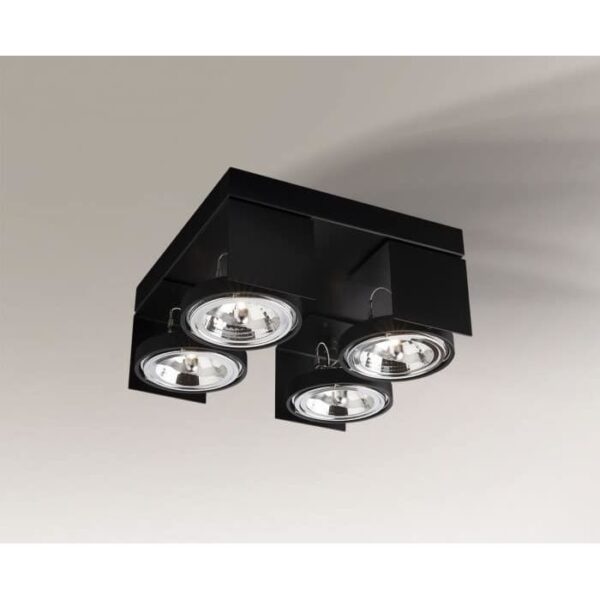 Reflektor sufitowy Antigo HAMADA – czarny – 2231