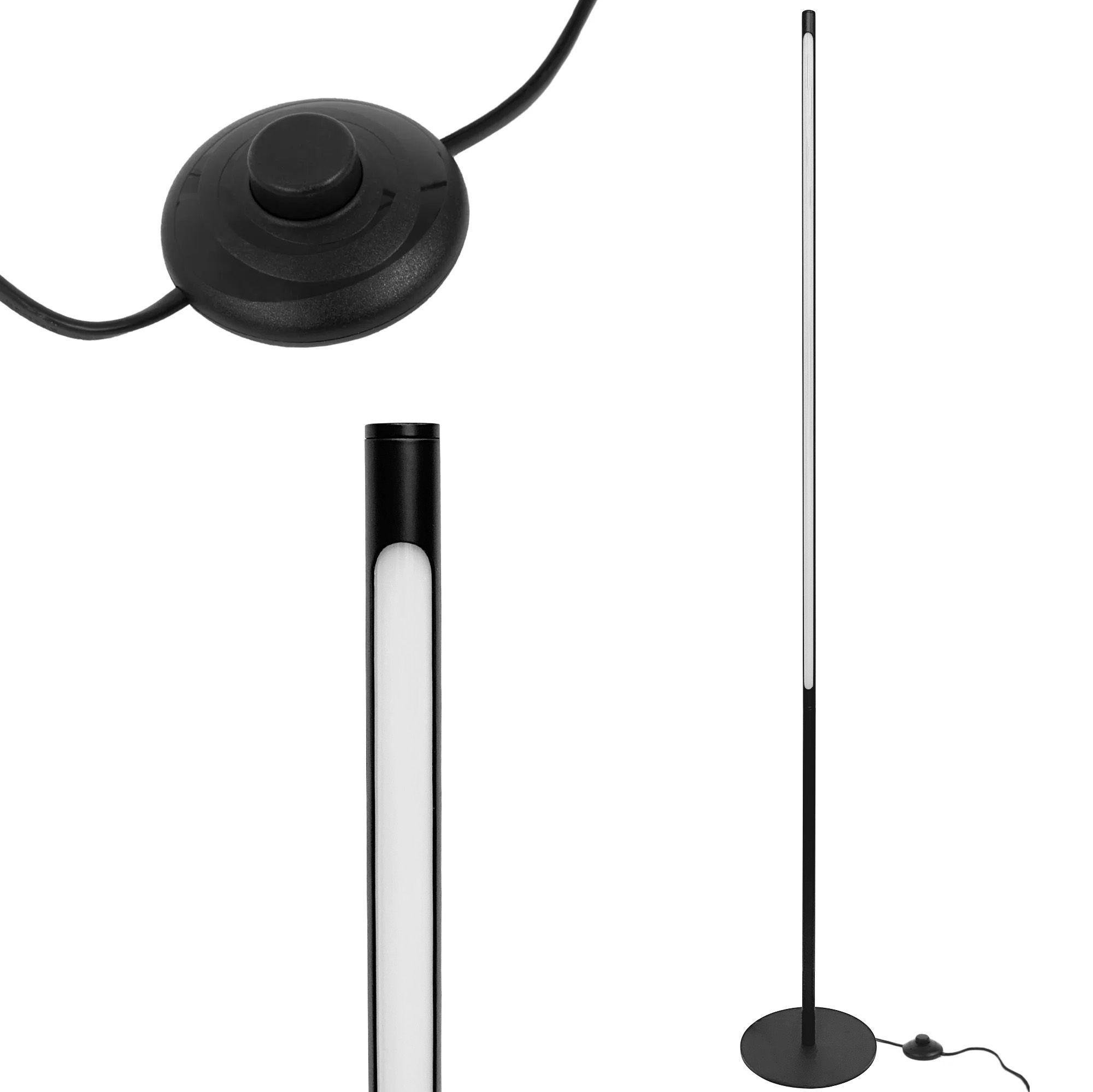 Lampa Stojąca Podłogowa LED APP1415-F Black