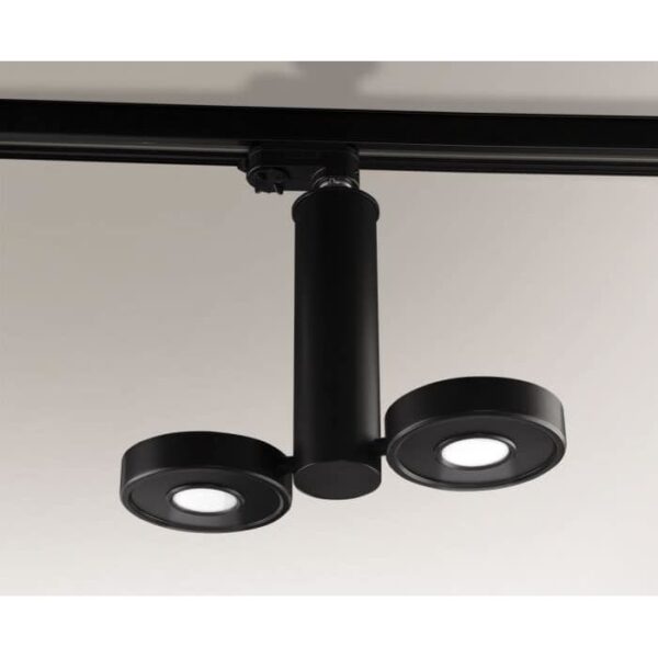 Reflektor szynowy nowoczesny Antigo NATORI IL – czarny, LED, 3000 K, 3F – 6611