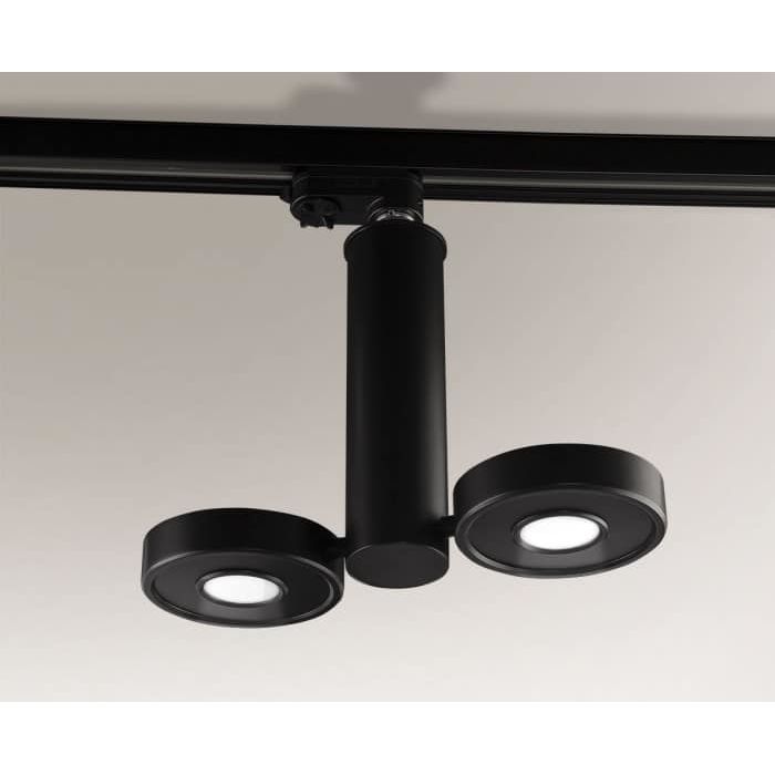Reflektor szynowy nowoczesny Antigo NATORI IL – czarny, LED, 3000 K, 3F – 6611