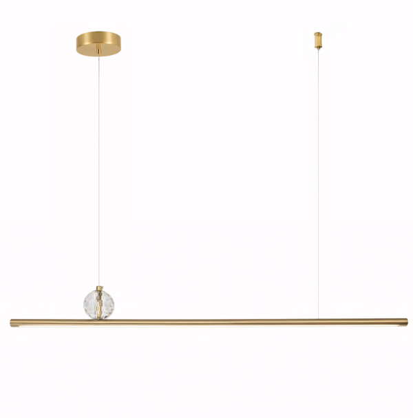 Lampa wisząca LED APP1778-CP Złota Szczotkowana