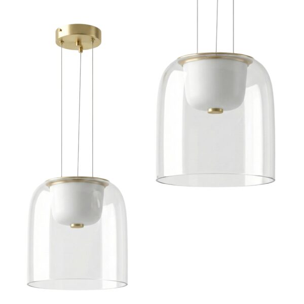LAMPA WISZĄCA LED APP1689-1PC A Złota