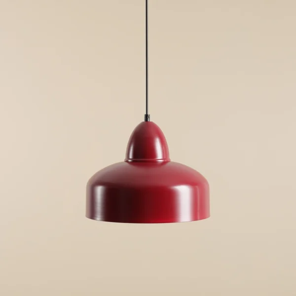 Lampa wisząca nowoczesna Aldex COMO 946G15 bordowa 1×E27