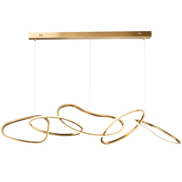 LAMPA WISZĄCA LED LHJ050-CP T ZŁOTA