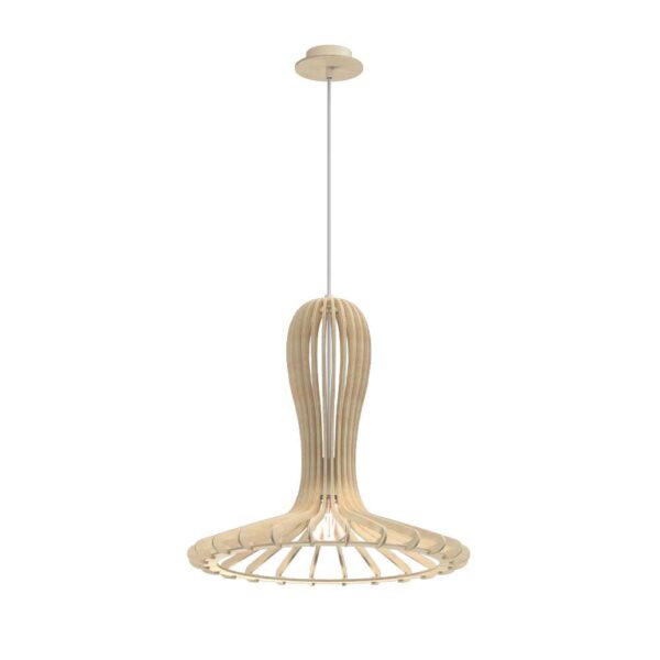 Lampa wisząca nowoczesna Antigo RINA – brązowa, 1 × E27 – 5018