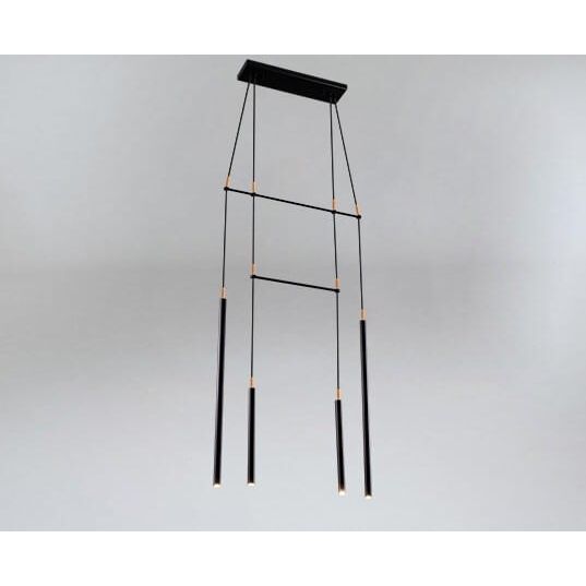 Lampa wisząca nowoczesna Antigo alha H – czarna – 9372