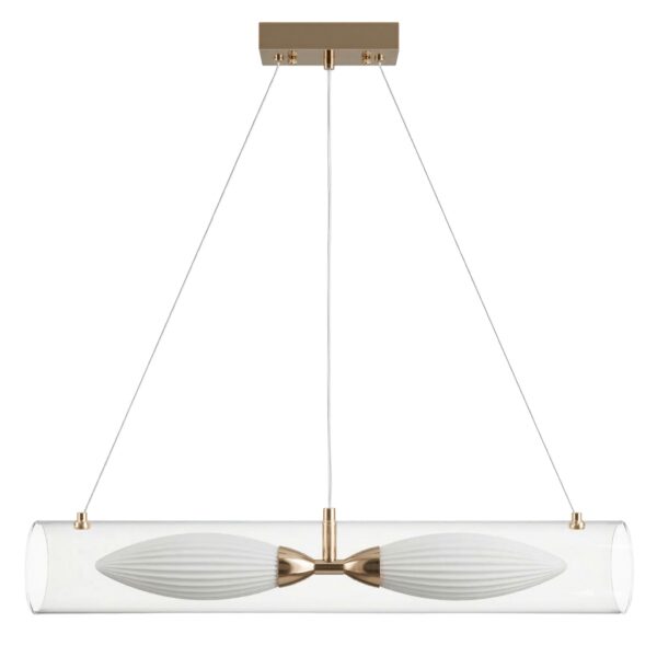 LAMPA SUFITOWA WISZĄCA G152-2CP ZŁOTA