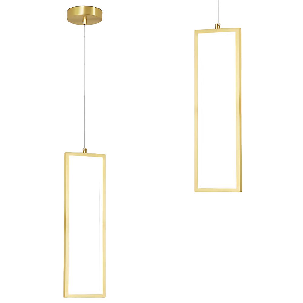 LAMPA SUFITOWA WISZĄCA LED LHJ084-1CP ZŁOTA
