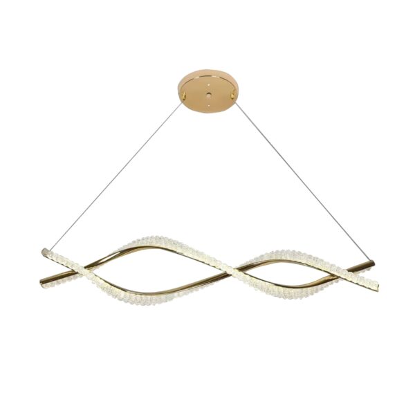 LAMPA WISZĄCA LED G033-CP ZŁOTA