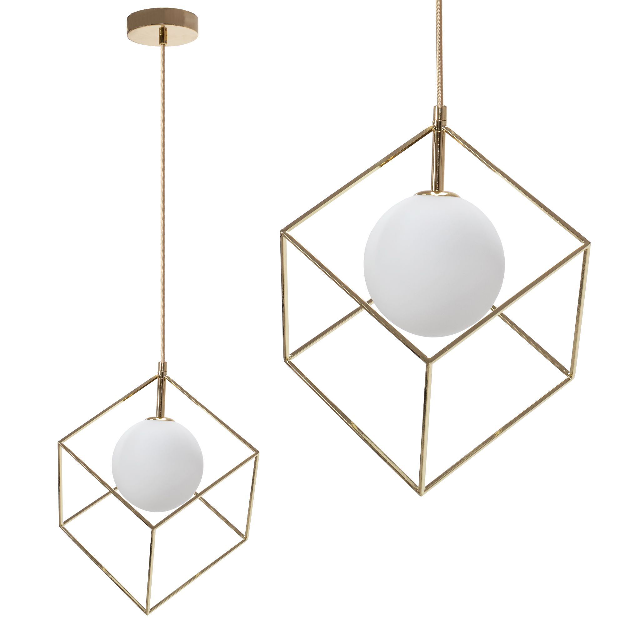 Lampa Wisząca APP1210-1CP Złota