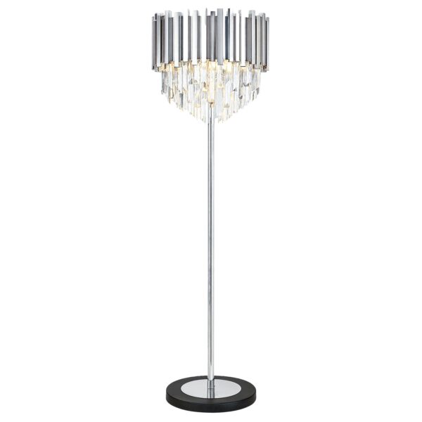 Lampa Stojąca Podłogowa APP1716-3F Chrom