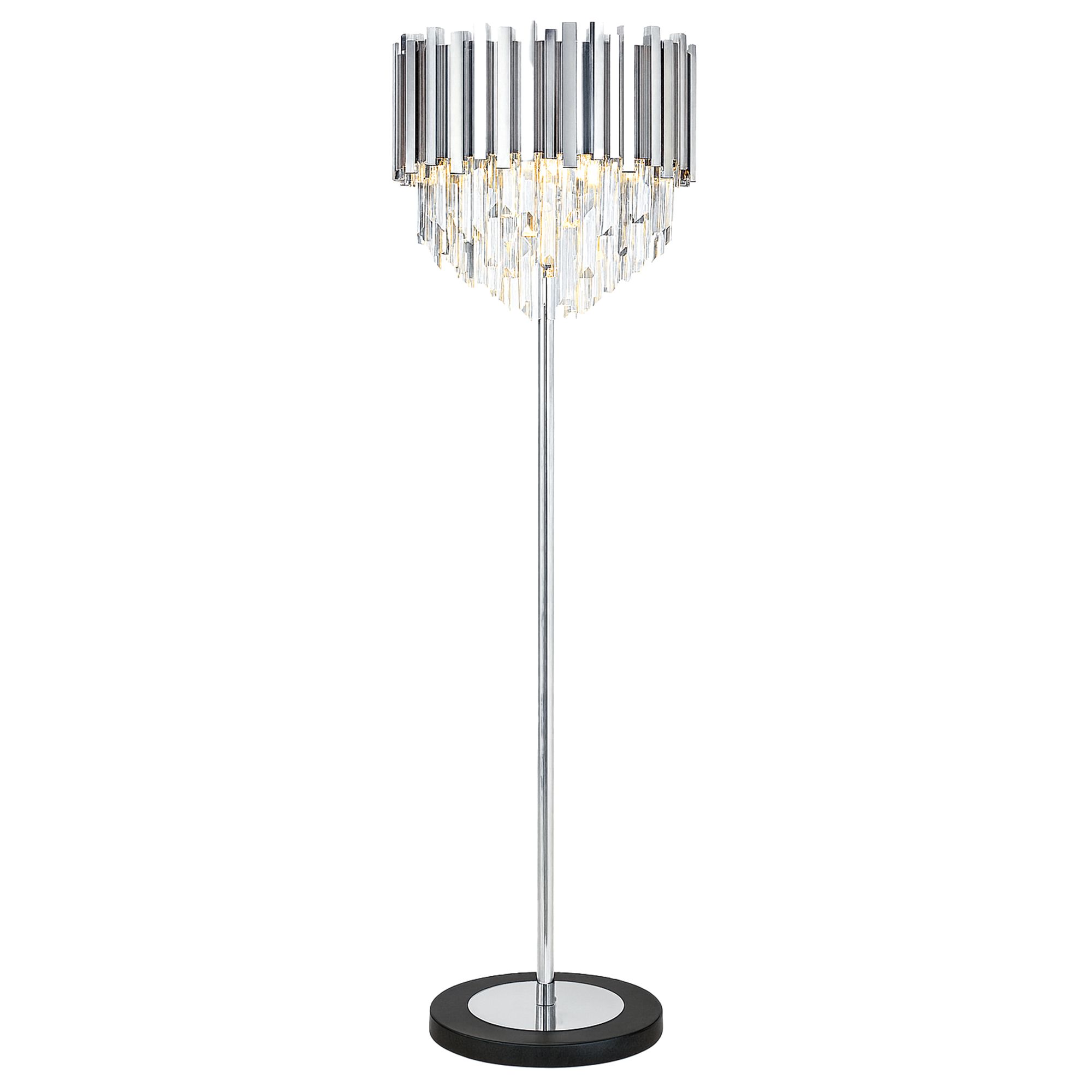Lampa Stojąca Podłogowa APP1716-3F Chrom
