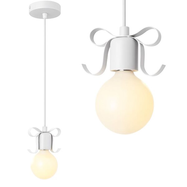 Lampa sufitowa wisząca pojedyncza NARNI biała