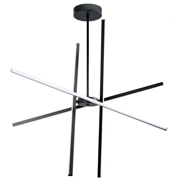 Lampa sufitowa LED APP1929-CP Czarna