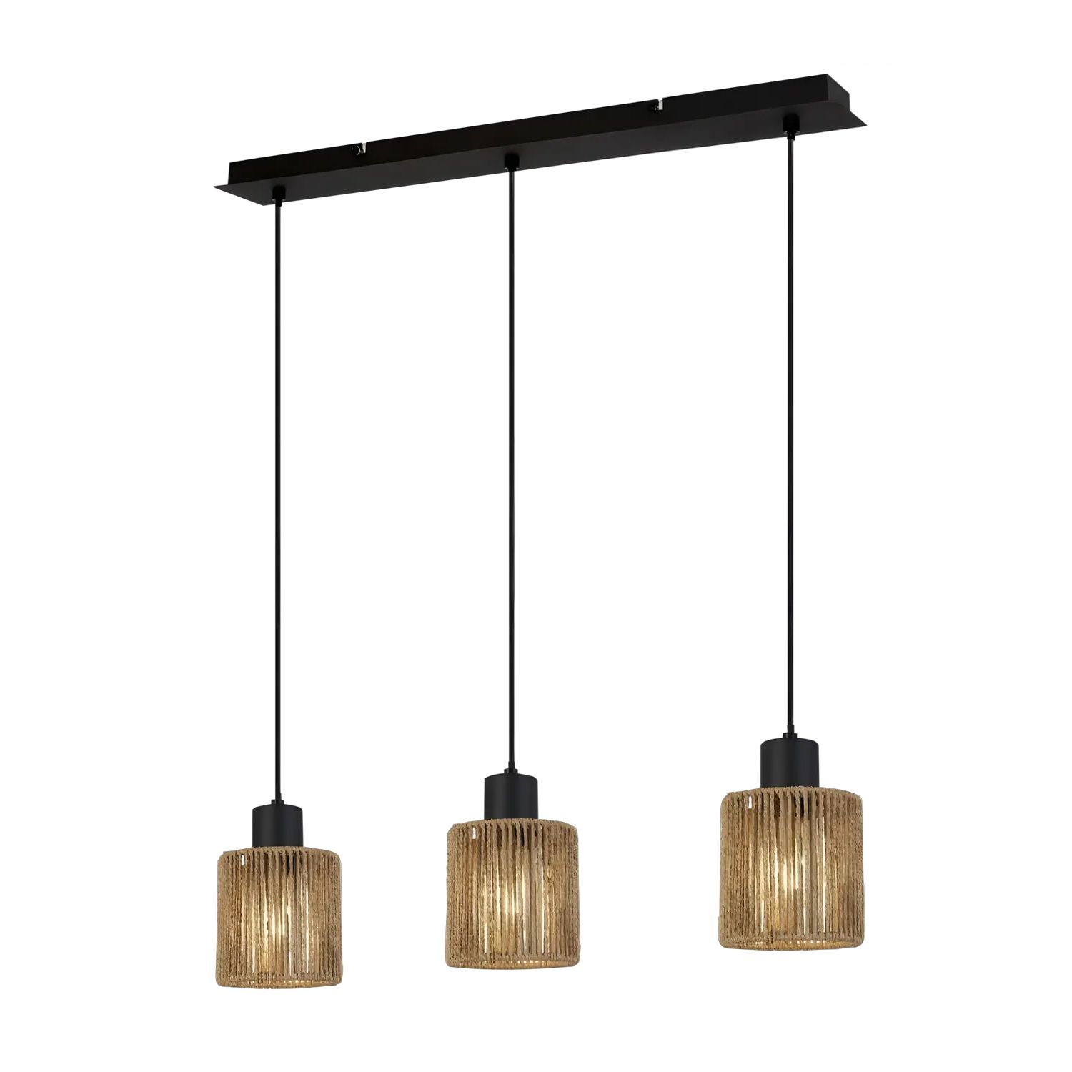 LAMPA SUFITOWA WISZĄCA APP1821-3CP NATURE BLACK