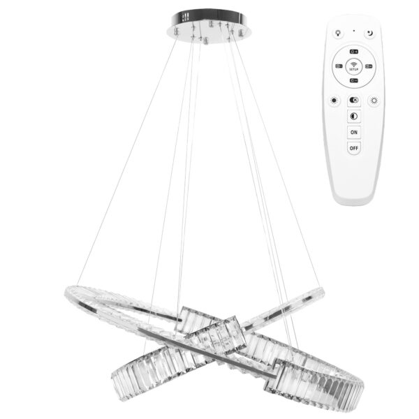 LAMPA WISZĄCA LED APP1525-CP60/80 CHROM
