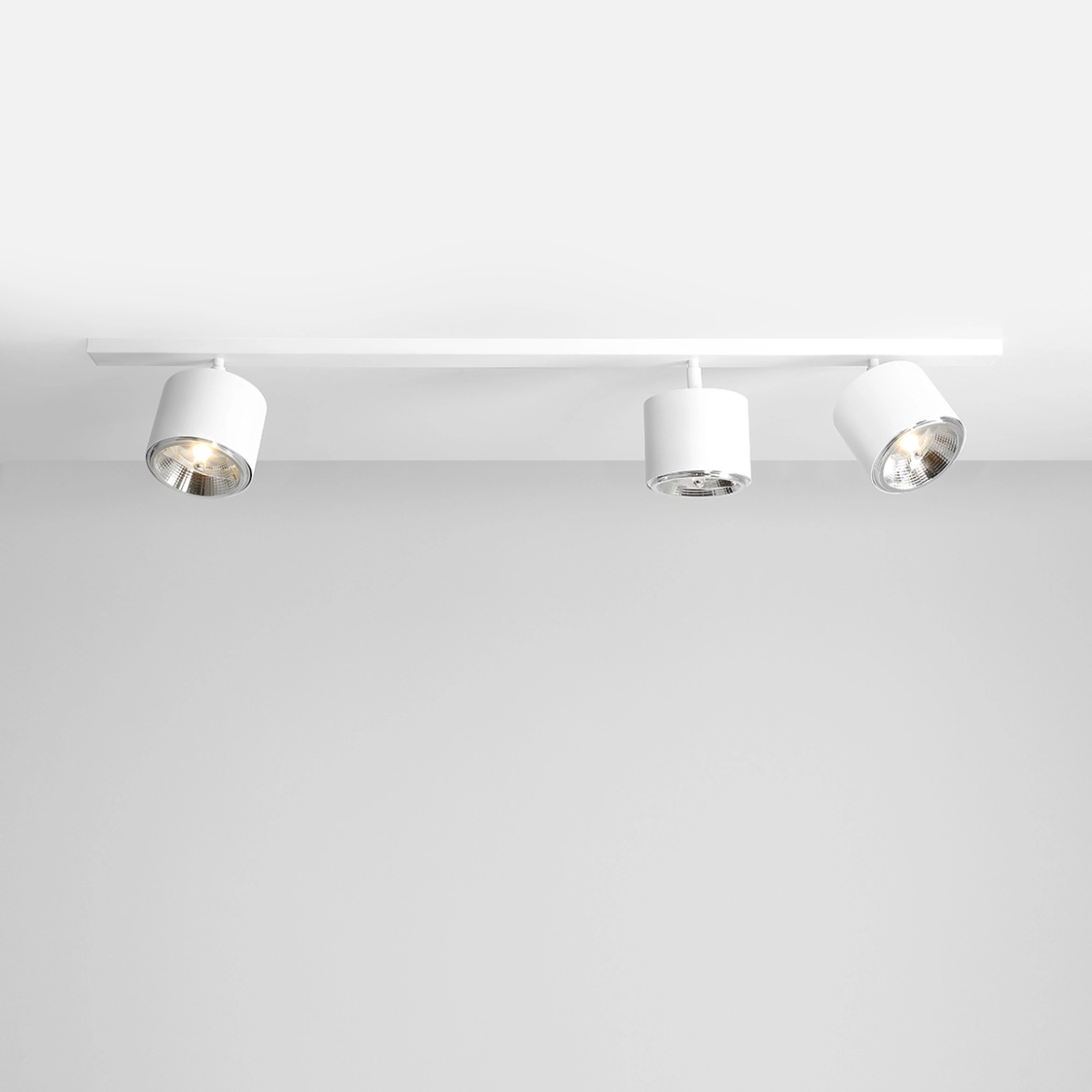 Plafon minimalistyczny Aldex BOT 3 1046PL_E biały 3×GU10 - obrazek 3