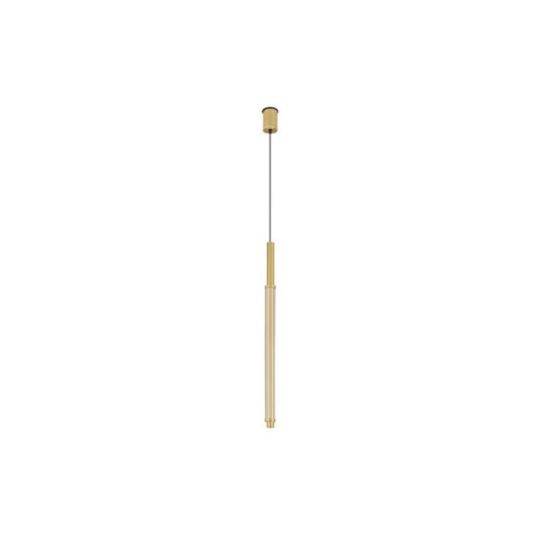 Lampa wisząca nowoczesna Antigo ASTAKO Z 70 cm – mosiądz, mosiądz satyna mat, LED 2 W, 3000 K – 5230- MSM