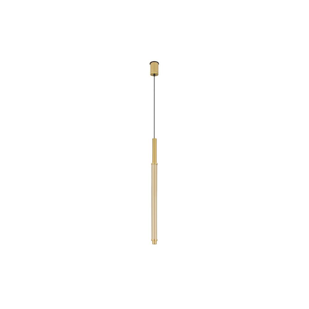 Lampa wisząca nowoczesna Antigo ASTAKO Z 70 cm – mosiądz, mosiądz satyna mat, LED 2 W, 3000 K – 5230- MSM
