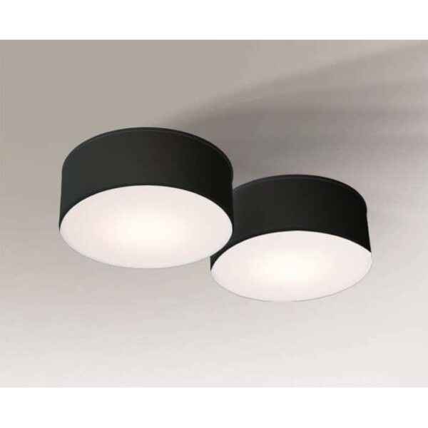 Lampa sufitowa nowoczesna Antigo ZAMA – czarna, LED, 3000 K – 7040