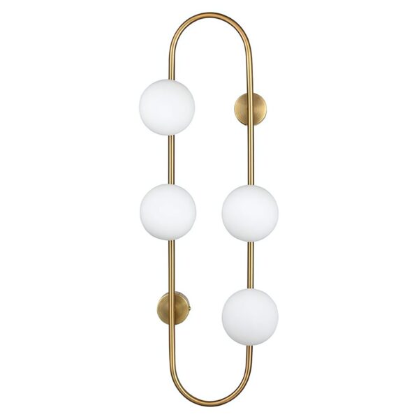 LAMPA ŚCIENNA KINKIET APP1144-4W złota