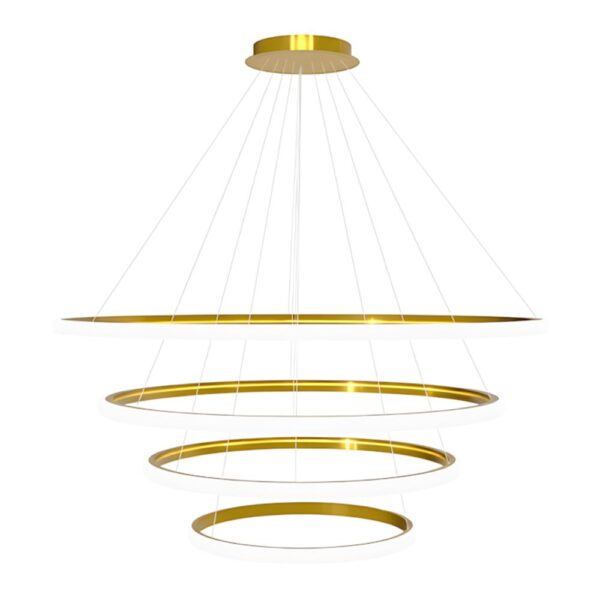 Lampa wisząca LED LHJ009-CP4 ZŁOTA