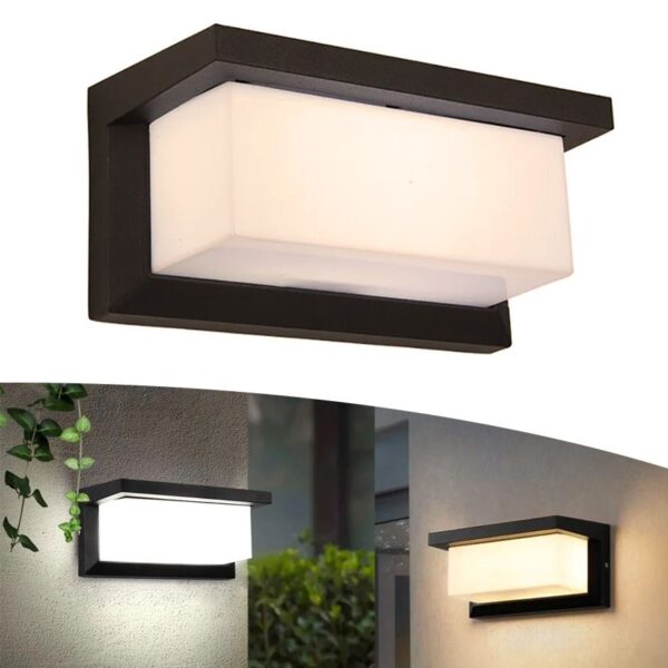 Lampa Elewacyjna kinkiet RSL015-1W Czarna