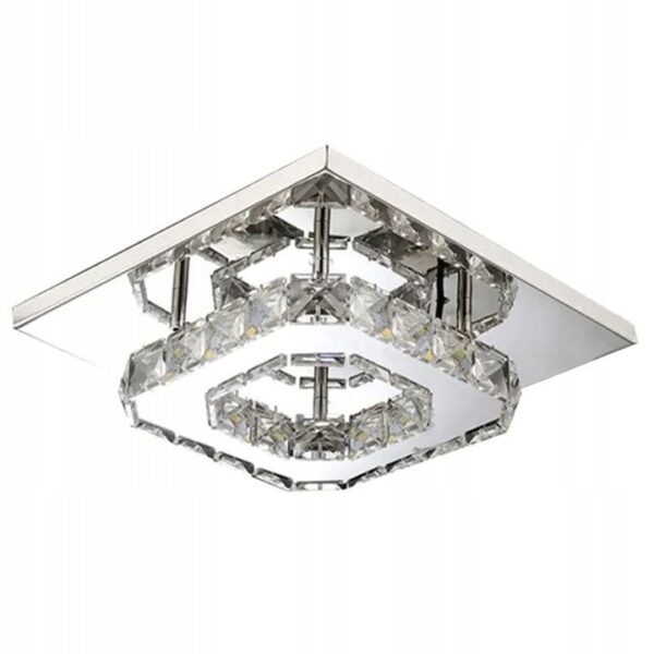 Lampa Sufitowa Kryształowa Plafon Glamour 8W APP406-C Neutralna