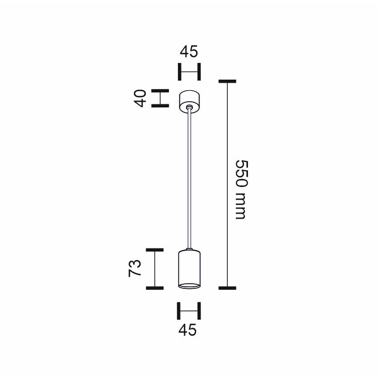 Lampa wisząca loftowa Antigo DAKATA – biała, 1 × GU10 – 5633 - obrazek 2
