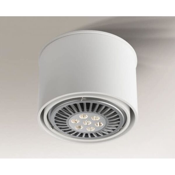 Lampa sufitowa nowoczesna Antigo MIKI – biała, 1 × GX53 – 7018