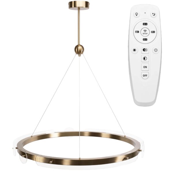 Lampa Wisząca LED APP1549-CP + pilot