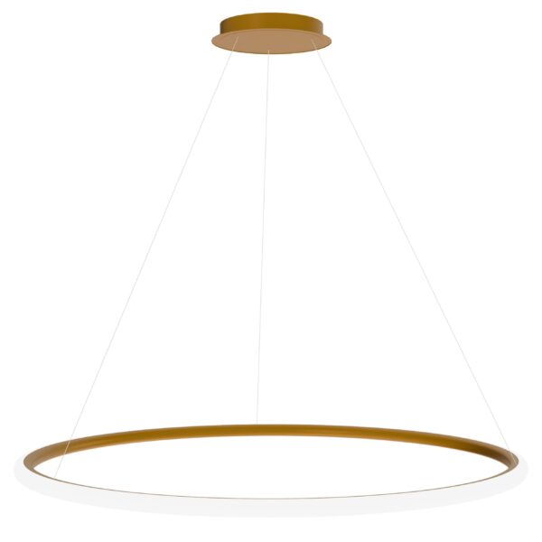 Lampa wisząca LHJ004-CP 40 cm BRUSH GOLD