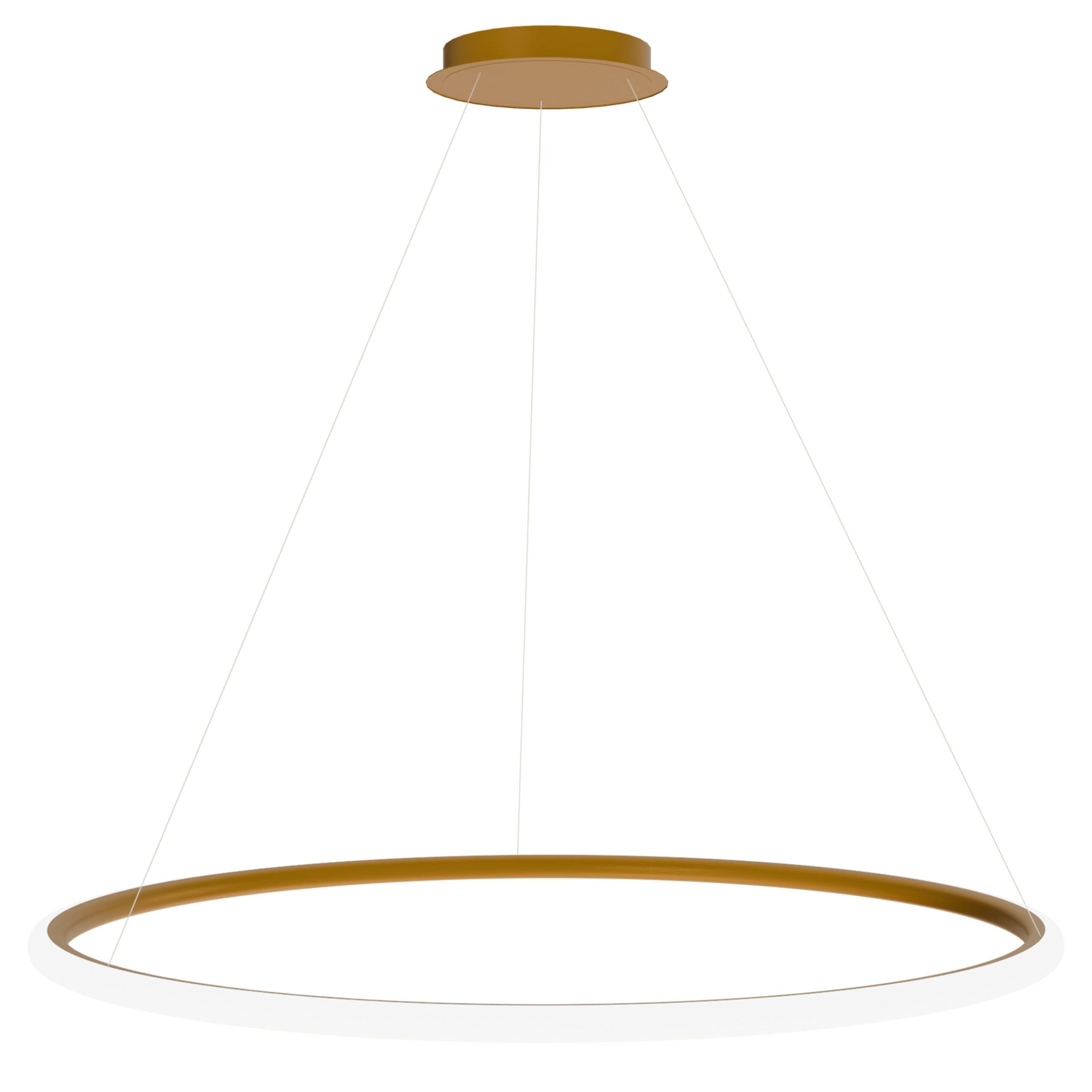 Lampa wisząca LHJ004-CP 40 cm BRUSH GOLD