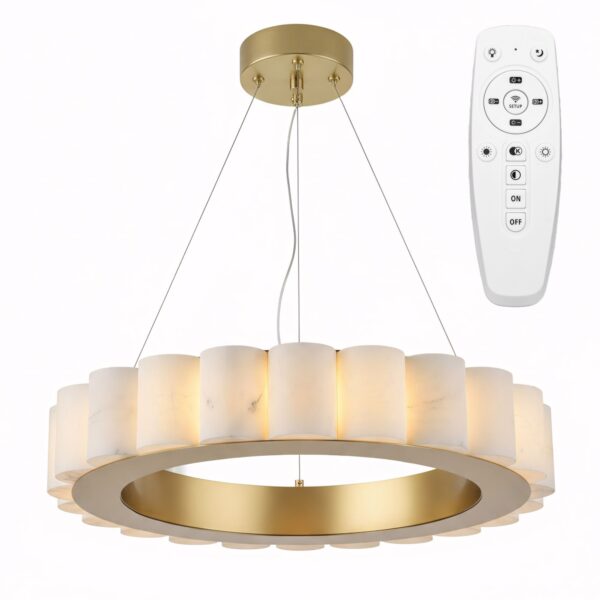 LAMPA SUFITOWA WISZĄCA LED APP1801-CP Brush Gold