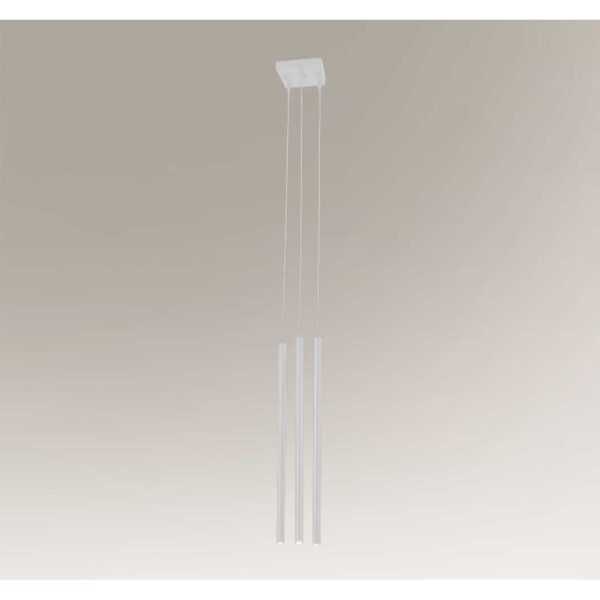 Lampa wisząca nowoczesna Antigo KOSAME – biała, 3 × G9 – 7847