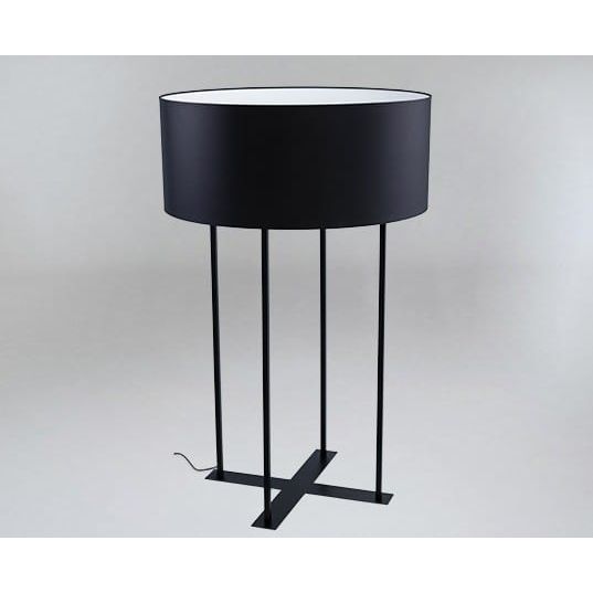 Lampa podłogowa Antigo BONAR – czarna, 1 × E27 – 9040