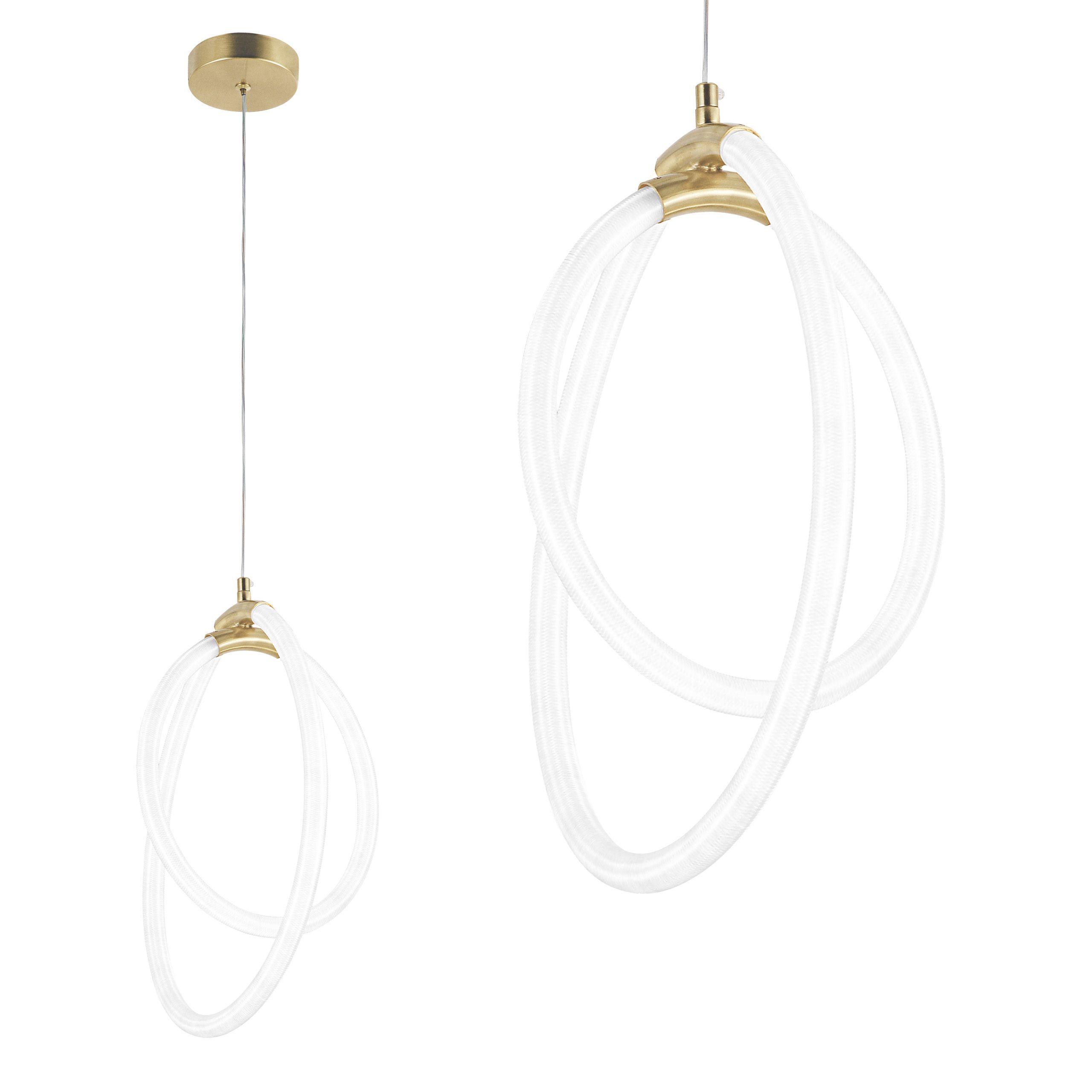 LAMPA WISZĄCA LED G019-CP ZŁOTA