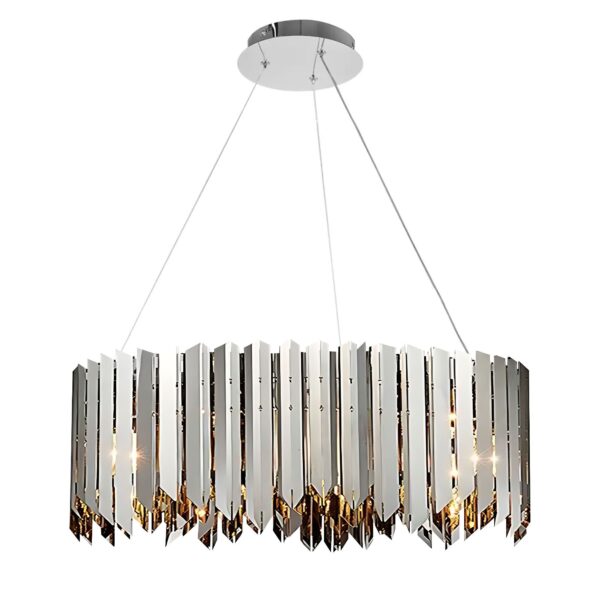 Lampa wisząca metalowa APP1763-8CP CHROME