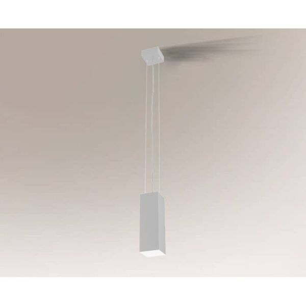 Lampa wisząca nowoczesna Antigo SUWA – biała, 1 × GX53 – 7648