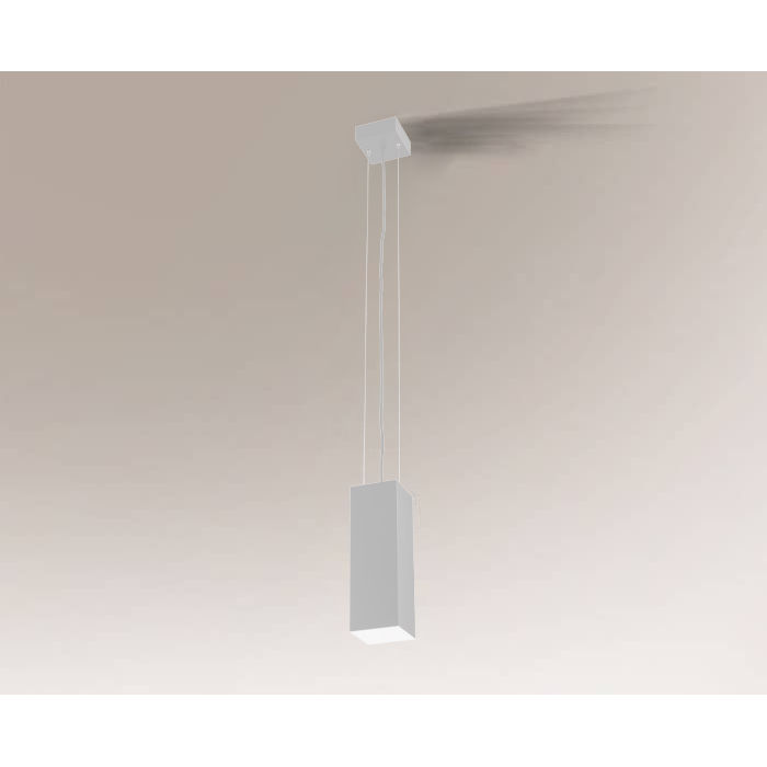 Lampa wisząca nowoczesna Antigo SUWA – biała, 1 × GX53 – 7648