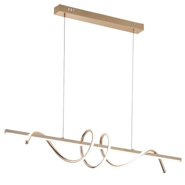 LAMPA WISZĄCA LED G065-CP Złota