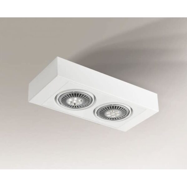 Lampa sufitowa nowoczesna Antigo KOGA – biała – 7126