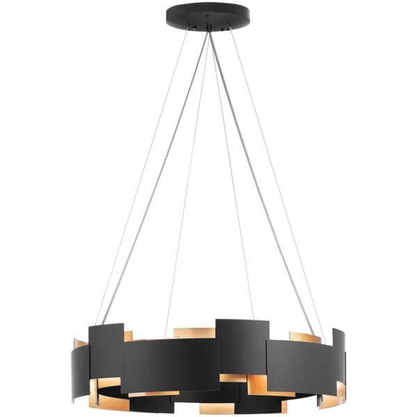 LAMPA SUFITOWA WISZĄCA Czarna APP1561-6CP