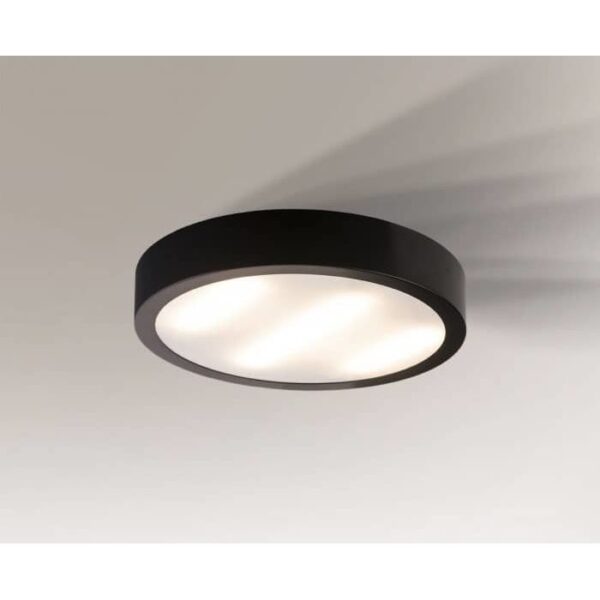 Lampa sufitowa nowoczesna Antigo NOMI – czarna, LED, 4000 K – 8444