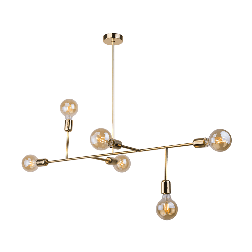 Lampa wisząca Antigo DADIM – 6 × E27 – 8224
