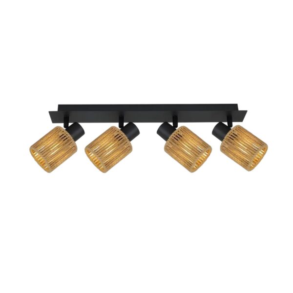 LAMPA SUFITOWA WISZĄCA APP1825-4W NATURE BLACK