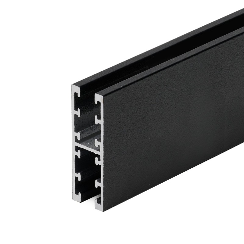 Szyna DELTA SUPER SLIM DOUBLE AZ7389, czarna, 1,5 m – AZzardo